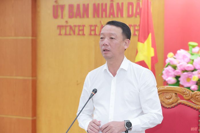 Đồng chí Phan Thiên Định – Phó Bí thư Tỉnh ủy, Chủ tịch UBND tỉnh kết luận cuộc họp.