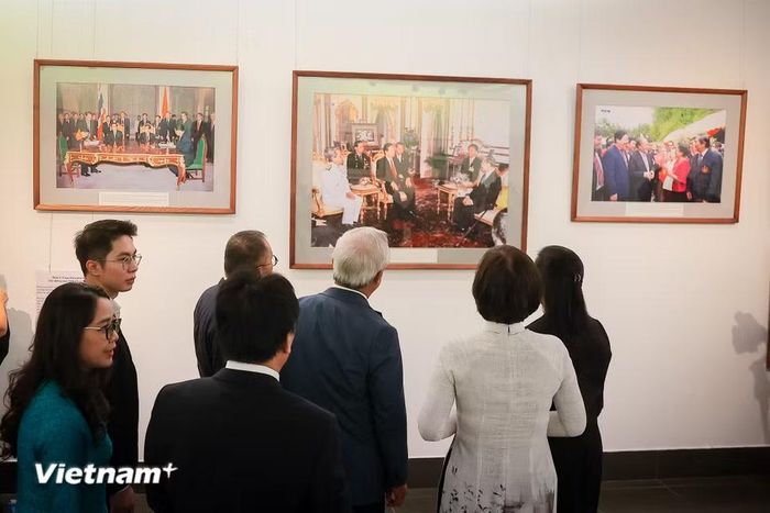 Sự kiện với chủ đề "Lăng kính Ngoại giao: 50 năm Quan hệ Thái Lan–Việt Nam," diễn ra tại Bảo tàng Mỹ thuật Việt Nam, Hà Nội, từ ngày 24 -30/72026. (Ảnh: Hoài Nam/Vietnam+)