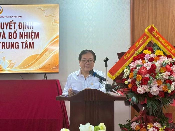 Nghệ sỹ Nhân dân Vương Duy Biên, Chủ tịch Hiệp hội Phát triển công nghiệp văn hóa Việt Nam. (Ảnh: PV/Vietnam+)