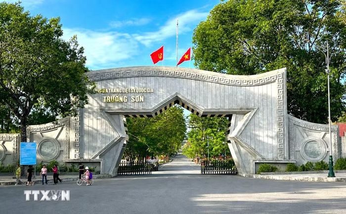 Nghĩa trang Liệt sỹ Quốc gia Trường Sơn, tỉnh Quảng Trị. (Ảnh: Nguyên Linh/TTXVN)