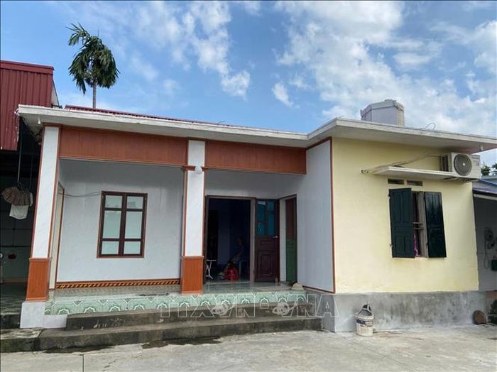 Ngôi nhà của bệnh binh Vũ Văn Lược (xã Nam An Phụ, thành phố Hải Phòng) sau khi sửa chữa.