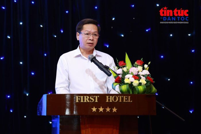 Ông Hồ Trúc Thanh, Phó Giám đốc Sở Nông nghiệp và Môi trường TP Hồ Chí Minh phát biểu tại Hội nghị.