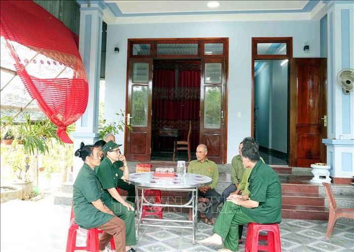 Những ngôi nhà được xây từ chương trình “Nghĩa tình đồng đội” do Hội Cựu chiến binh tỉnh Quảng Trị phát động.