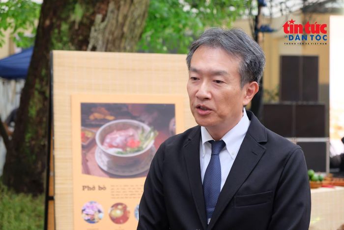 Ông Morimoto Junichi, Giám đốc khối Marketing Acecook Việt Nam mong muốn ở bất kỳ đâu, ai cũng có thể dễ dàng thưởng thức "di sản phở".