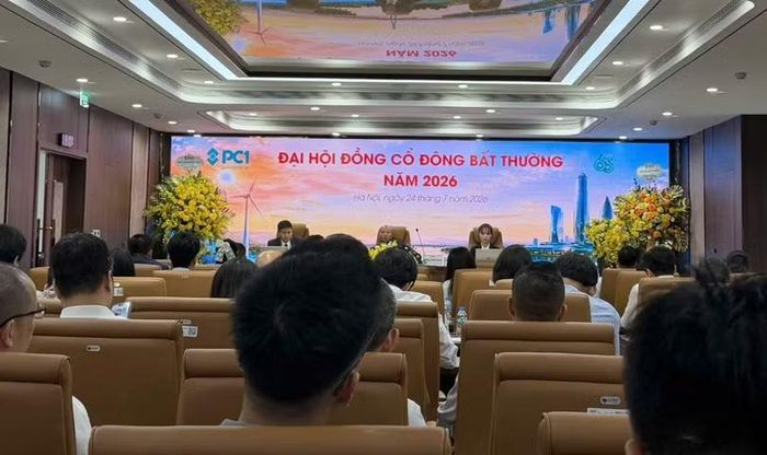 ĐHĐCĐ bất thường PC1. Ảnh: Hoàng Dung.