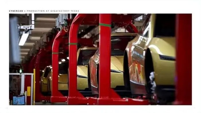 Cybercab đi vào sản xuất tại nhà máy ở Texas. Ảnh: Sohu.