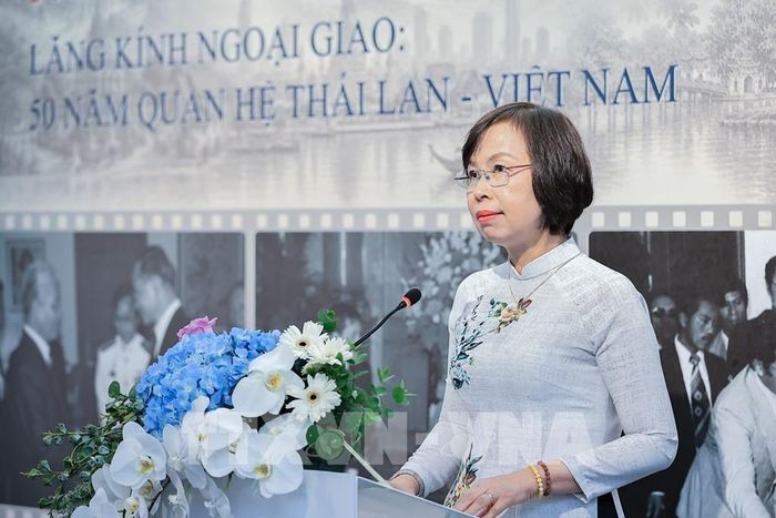 Tổng Giám đốc Thông tấn xã Việt Nam Vũ Việt Trang phát biểu. Ảnh: Lê Đông - TTXVN