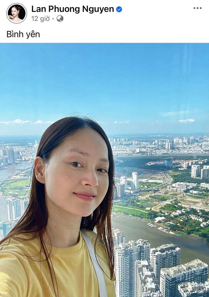 Dòng chia sẻ ngắn gọn của Lan Phương khiến nhiều người hâm mộ đồng cảm. Ảnh: Chụp màn hình