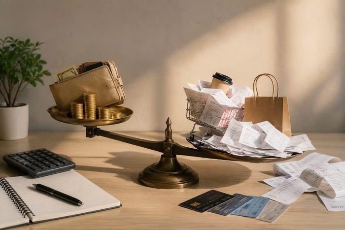 Một trong những biểu hiện phổ biến nhất của sự mất cân đối tài chính là chi tiêu hàng tháng luôn bằng hoặc vượt quá thu nhập