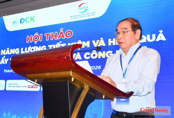 Ông Nguyễn Đình Hiệp, Chủ tịch Hội Khoa học và Công nghệ sử dụng năng lượng tiết kiệm và hiệu quả Việt Nam (VECEA).