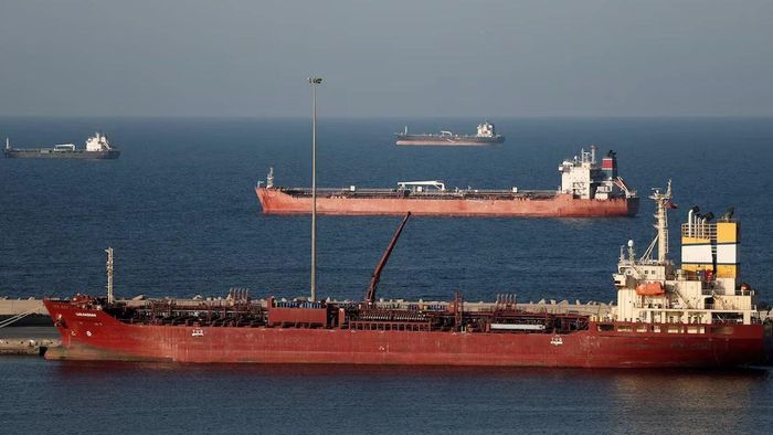 Mỹ tuyên bố, mọi thiệt hại đối với tàu thuyền, hàng hóa tại eo biển Hormuz sẽ được bồi thường bằng các khoản tiền của Iran mà Mỹ đang nắm giữ và kiểm soát. Ảnh: AFP.