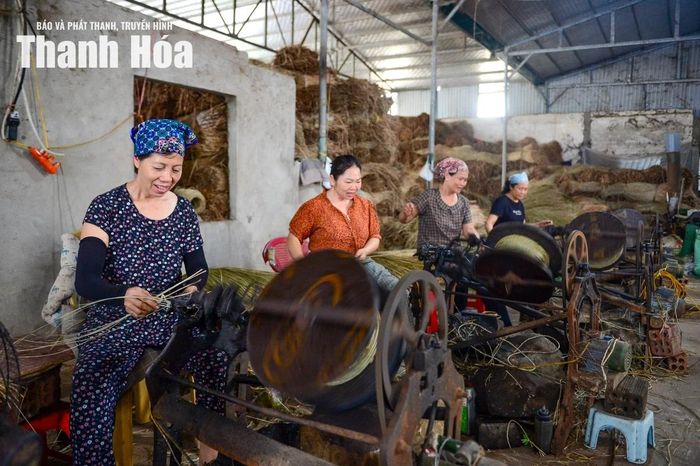 Khác với việc chẻ cói phẳng để dệt chiếu truyền thống, việc se sợi cói chủ yếu phục vụ cho ngành sản xuất các mặt hàng thủ công mỹ nghệ xuất khẩu như giỏ xách, túi cói, mũ nón, thảm, khay đựng và các vật dụng trang trí nội thất.