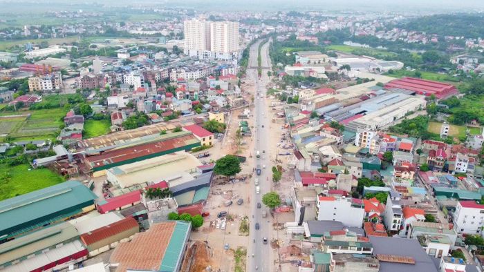 Dự án đi qua các tổ dân phố Yên Phúc, Phượng Bãi, Phúc Tiến, Đoàn Kết, Tràng An, Sơn Đồng và Cao Sơn.