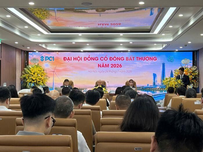ĐHĐCĐ bất thường năm 2026 của PC1. Ảnh: M.T.