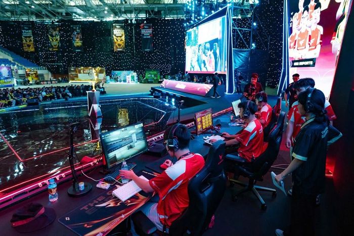 Chung kết giải thể thao điện tử The Grand Esports 2026 tại Hà Nội. Ảnh: VIRESA