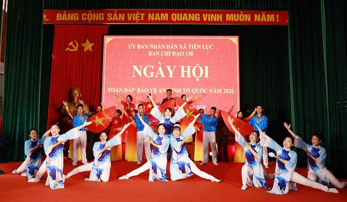  Tiết mục văn nghệ tại Ngày hội toàn dân bảo vệ an ninh Tổ quốc do người dân địa phương tự đạo diễn, tổ chức. 