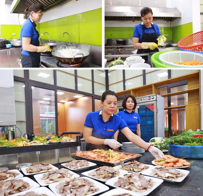  Chuẩn bị bữa cơm đầy đủ dinh dưỡng cho thương binh, người có công. 
