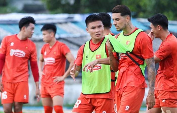 Tuyển Việt Nam sẵn sàng đấu Timor Leste. Ảnh: VFF.