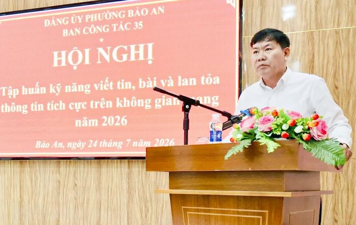 Đồng chí Trần Thanh Minh phát biểu chỉ đạo hội nghị.