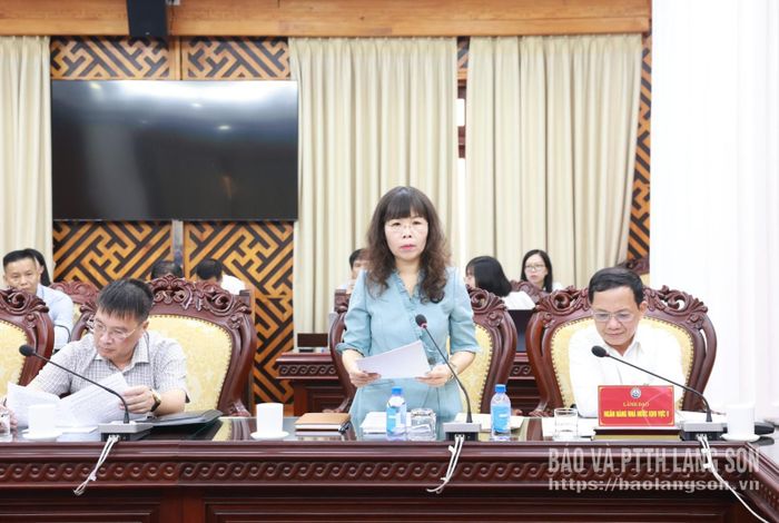Lãnh đạo Ngân hàng Nhà nước khu vực V phát biểu làm rõ một số nội dung liên quan trong chương trình làm việc