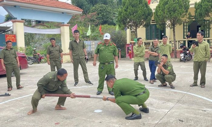Các hoạt động thể thao tại ngày hội.