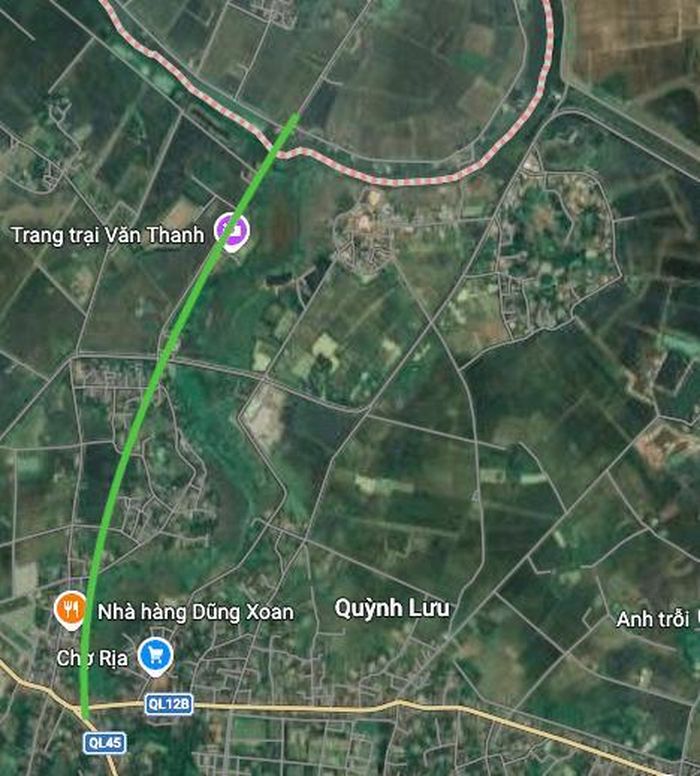 Hình ảnh thực địa trên Google vệ tinh