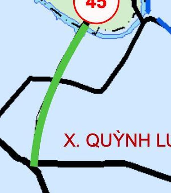 Tuyến đường sẽ mở ở trong phạm vi xã Quỳnh Lưu trong tương lai theo sơ đồ phương hướng phát triển kết cấu hạ tầng kỹ thuật tỉnh Ninh Bình thời kỳ 2021 - 2030, tầm nhìn đến năm 2050 (mạng lưới giao thông)