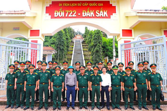 Đồi 722 - Đắk Sắk là di tích lịch sử có ý nghĩa trọng đại trong giáo dục truyền thống cho thế hệ trẻ
