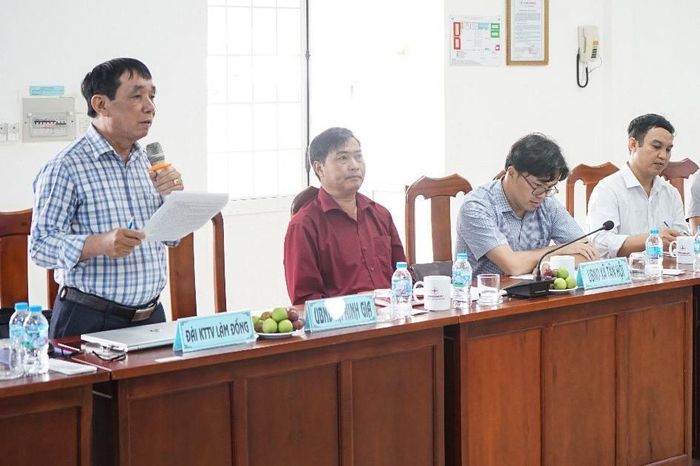 Đại diện Đài Khí tượng Thủy văn thông tin về tình hình thủy văn các tháng còn lại của năm 2026