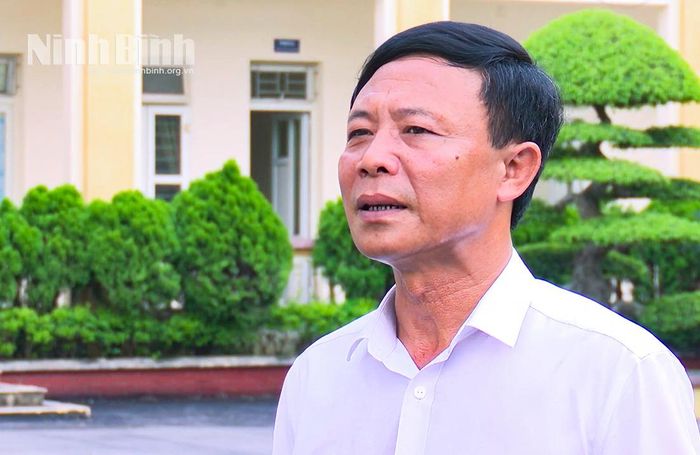 Đồng chí Lê Văn Hùng, Phó Chủ tịch UBND phường Hồng Quang.