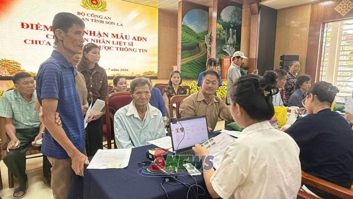 Tổ chức rà soát, thu thập thông tin và lấy mẫu ADN cho các thân nhân liệt sĩ trên địa bàn khu vực Mộc Châu.