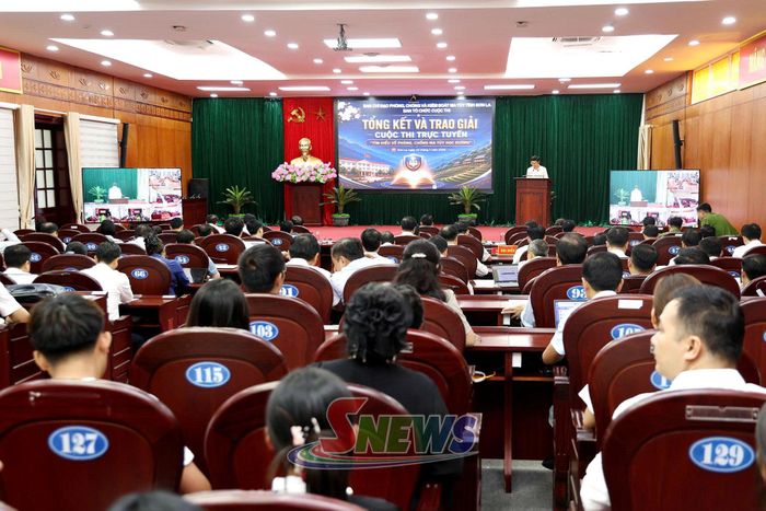 Hội nghị tổng kết và trao giải Cuộc thi trực tuyến "Tìm hiểu về phòng, chống ma túy học đường".