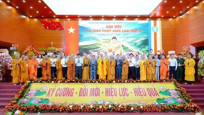 Đại hội đại biểu Phật giáo tỉnh Lai Châu lần thứ IV, nhiệm kỳ 2026-2031 thành công tốt đẹp