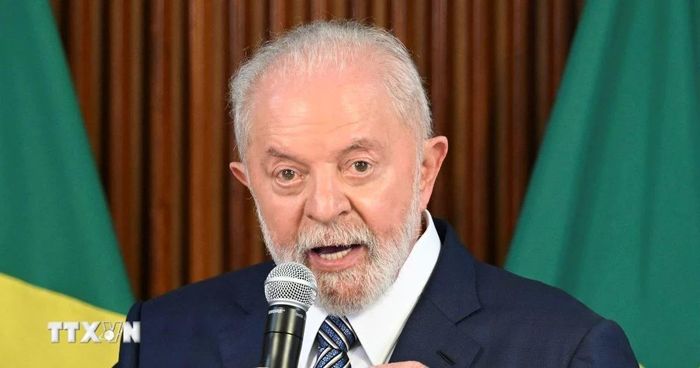Tổng thống Brazil Lulanda Silva. Ảnh: TTXVN