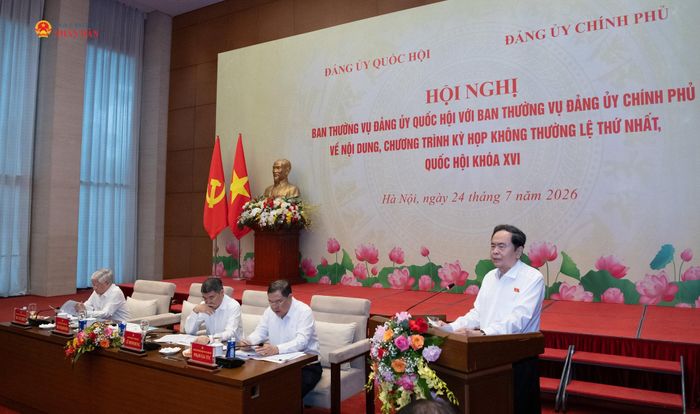 Chủ tịch Quốc hội Trần Thanh Mẫn phát biểu khai mạc Hội nghị