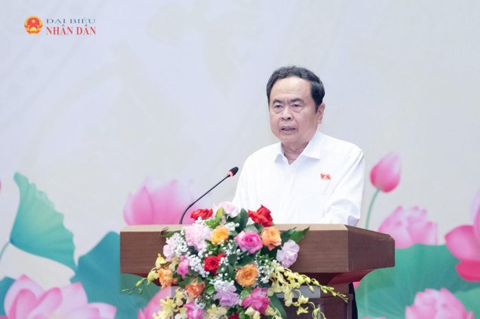 Chủ tịch Quốc hội Trần Thanh Mẫn phát biểu khai mạc Hội nghị
