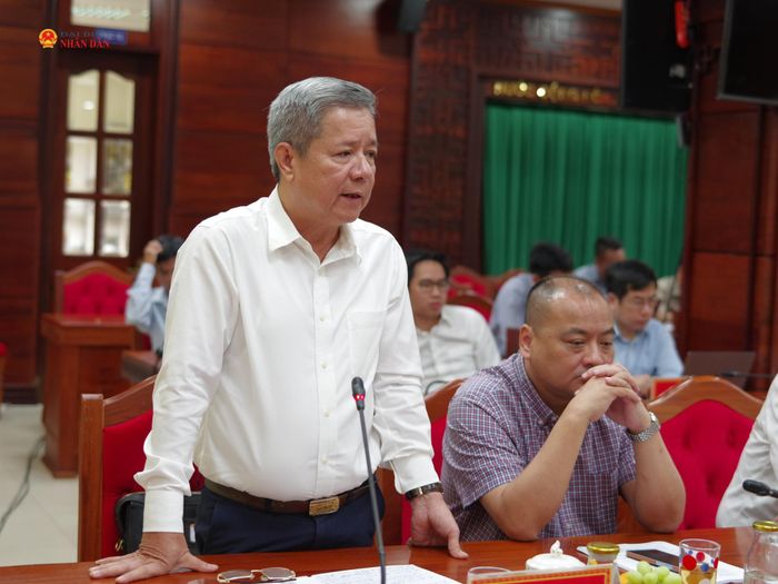 Đại diện Bộ Công Thương phát biểu tại buổi làm việc