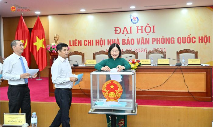 Các đại biểu bỏ phiếu