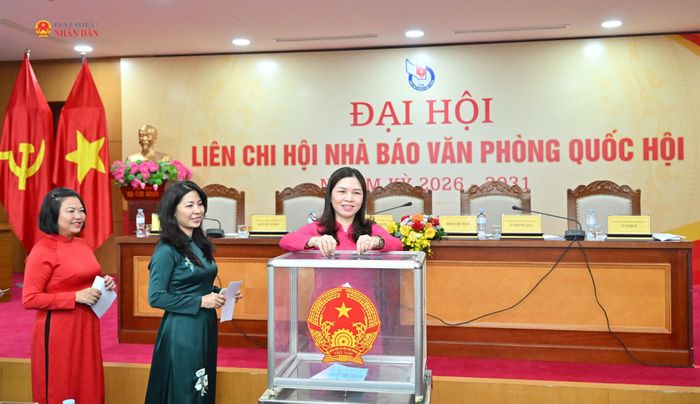 Các đại biểu bỏ phiếu