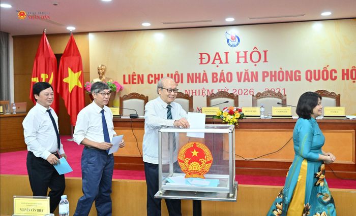 Các đại biểu bỏ phiếu