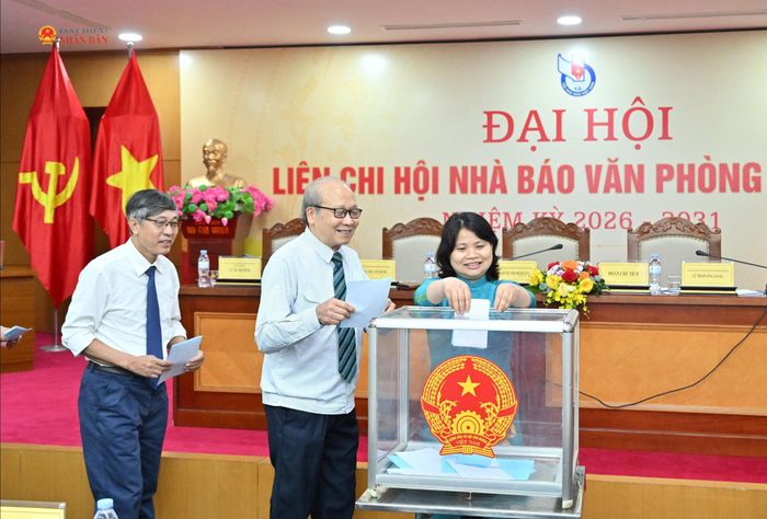 Các đại biểu bỏ phiếu