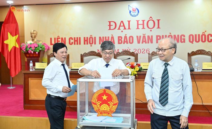 Các đại biểu bỏ phiếu