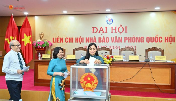 Các đại biểu bỏ phiếu