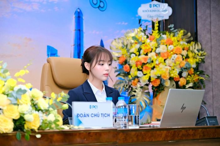 Tân Chủ tịch PC1 Trịnh Khánh Linh. Ảnh: PC1