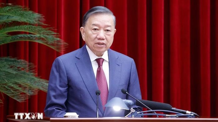  Tổng Bí thư, Chủ tịch nước Tô Lâm phát biểu tại Hội nghị lần thứ ba Ban Chấp hành Trung ương Đảng khóa XIV. 