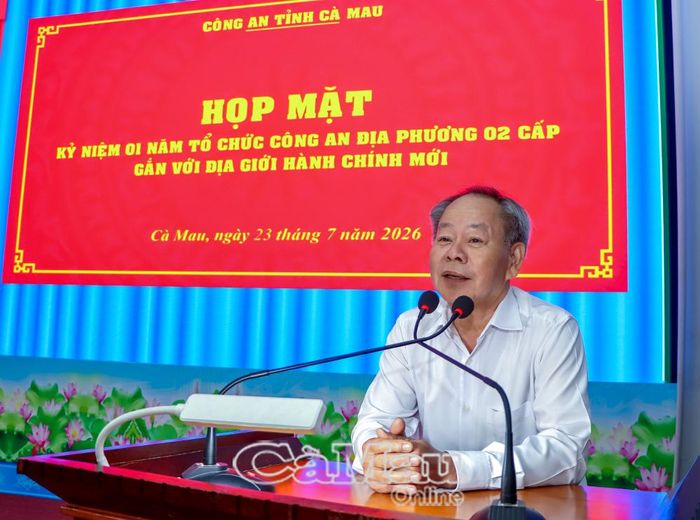 Trung tướng Nguyễn Thanh Nam, nguyên Phó Tổng cục trưởng phụ trách Tổng cục Chính trị Công an nhân dân, chia sẻ những kinh nghiệm thực tiễn quý báu.