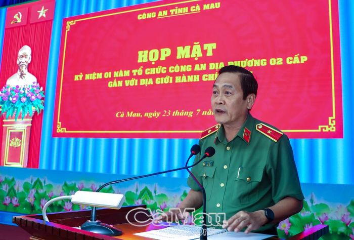 Thiếu tướng Hồ Việt Triều, Ủy viên Ban Thường vụ Tỉnh ủy, Bí thư Đảng ủy, Giám đốc Công an tỉnh, khẳng định, sau 1 năm vận hành mô hình tổ chức mới đã nâng cao hiệu quả công tác bảo đảm an ninh, trật tự.