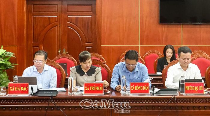 Trước đó, Đoàn ĐBQH tỉnh đã giám sát trực tiếp tại phường Bạc Liêu; các xã: Hồng Dân, Đá Bạc, Trí Phải; cùng Sở Tài chính, Sở Xây dựng và Sở Nông nghiệp và Môi trường.