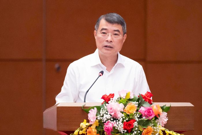 Thủ tướng Chính phủ Lê Minh Hưng phát biểu tại Hội nghị. Ảnh: VPQH