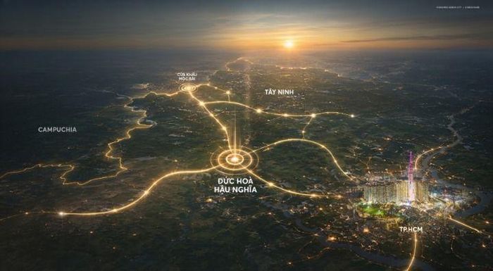 Cú hích từ mạng lưới hạ tầng Tây Bắc tạo đòn bẩy tăng trưởng lớn khu vực Đức Hòa - Hậu Nghĩa.
